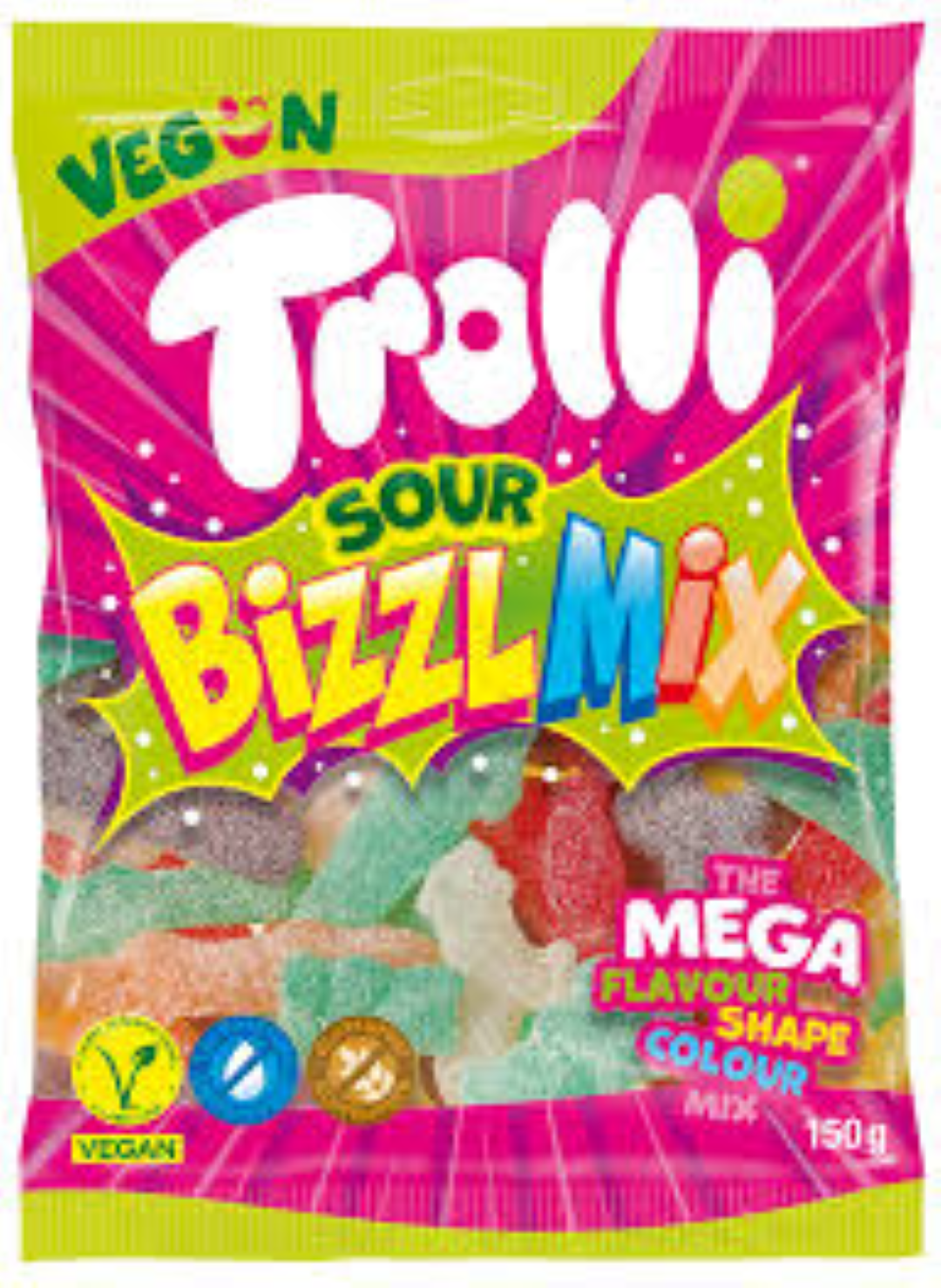 TROLLI BIZZL MIX SOUR 200G